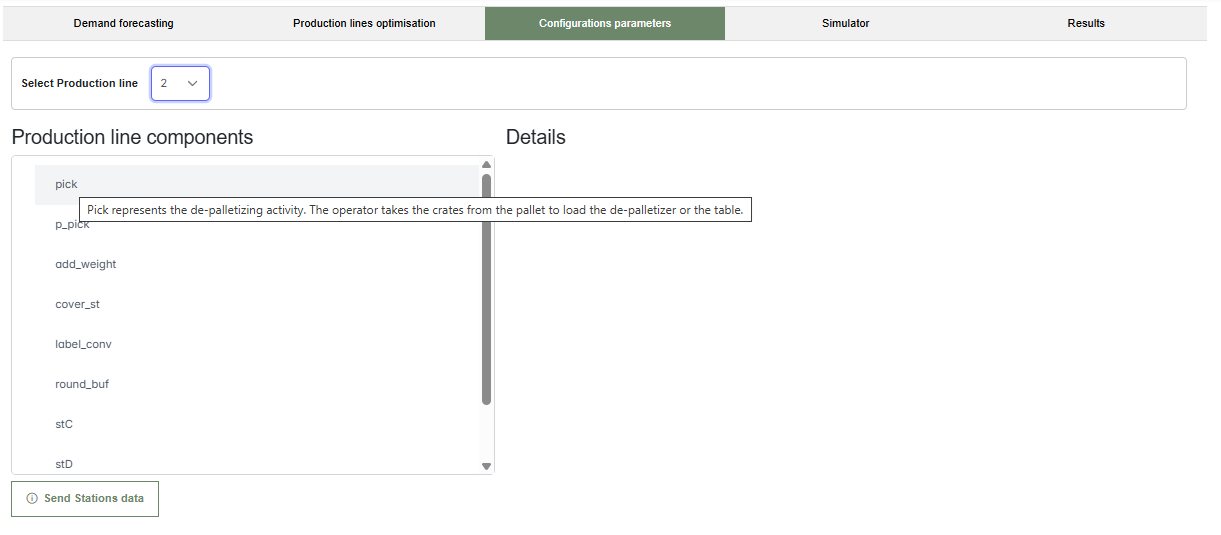 Tooltip for component explanation